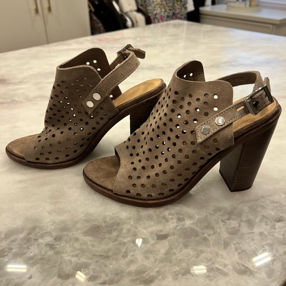 Rag & Bone gray-brown suede shoes (36.5) - Picture 4 of 8